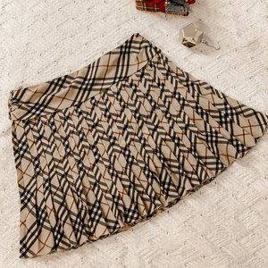 Burberry Blue Label Pleated Mini Skirt